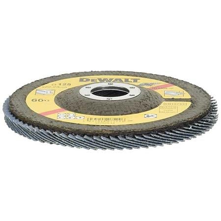 Disc lamelar pentru metal DeWalt DT3309, 125 x 22.23 mm, 60 granulatie