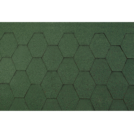 Sindrila bituminoasa forma hexagonala, verde, 2.61 mp