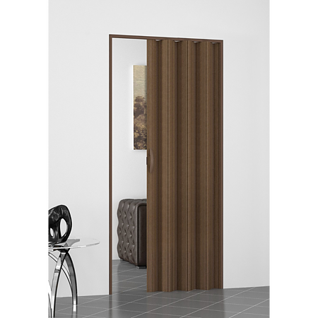 Usa plianta din PVC Mix, decor nuc, 203 x 85 cm