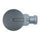 Sifon cadita dus / pardoseala Wirquin SlimPlus extra plat h=40 mm, corp ABS, anti miros, filtru de par, iesire Ø40 mm, debit 34 l/min, negru mat, 187 x 60 x Ø118 mm