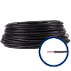 Cablu electric FY (H07V-U) 4 mmp, izolatie PVC, negru