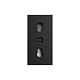 Modul priza simpla standard italian Livolo VL-FCTL16A-1WP, policarbonat, negru
