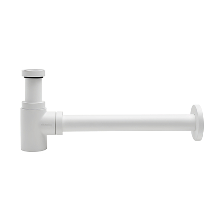 Sifon lavoar Wirquin Lineis Mini, rigid, fara ventil, alama, alb, debit 40l/min, Ø 1''1/4 x 32mm