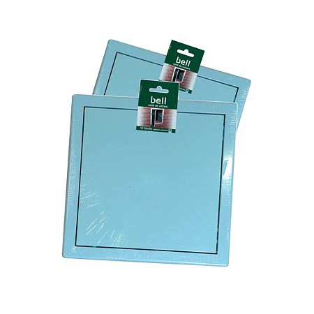 Usita vizitare, Bellplast, plastic, albastru deschis, 20x30 cm
