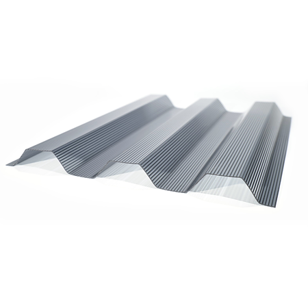 Placa policarbonat ESP Polyplast Puls ML, trapez, gri, 76/18 2x1.06 m 