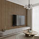 Panou decorativ Linea Select, 5 lamele, MDF, stejar / casmir, interior, 265 x 24.5 x 1.9 cm