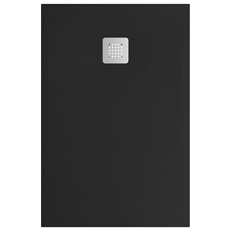 Cadita de dus Marmite, compozit, negru, dreptunghiulara, 1200 x 800 x 32 mm