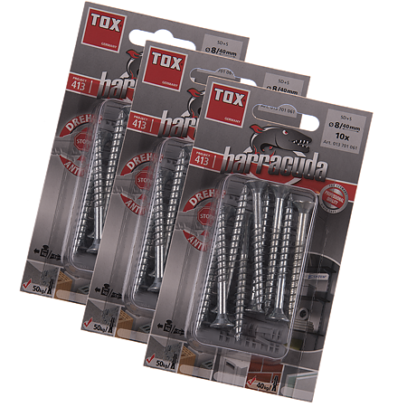 Diblu Barracuda cu surub, 8 x 40 mm