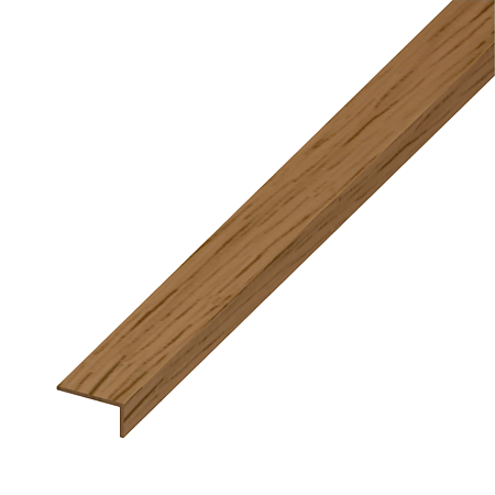 Profil L PVC stejar, 19 x 22 x 1.4 mm