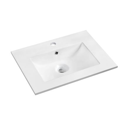 Mobilier baie Sanitop Ines, baza cu lavoar, MFD-PAL, gri, 60 x 43,5 x 81 cm