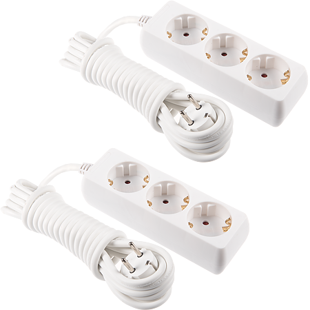 Prelungitor cu 3 prize Schuko, Cablu 3 x 1,5 mm si lungime de 3 m Prelungitor cu 3 prize Schuko, Cablu 3 x 1,5 mm si lungime de 3 m