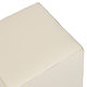 Taburet Cube, tapiserie piele ecologica, alb IP21894, 45x37x37 cm