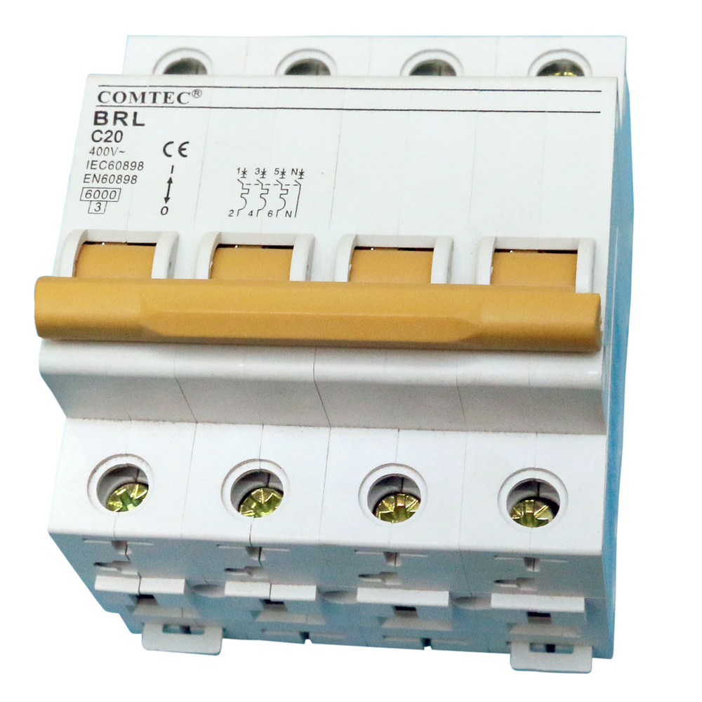Intrerupator automat Comtec (MCB)-BRL, 3P+N, 20A (MCB)-BRL