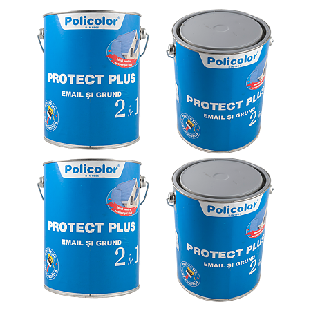 Vopsea Protect Plus pentru acoperis gri 4 L