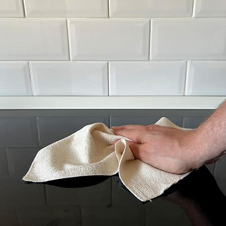 Rola lavete, microfibra, alb, 30 x 10 cm, 30 bucati