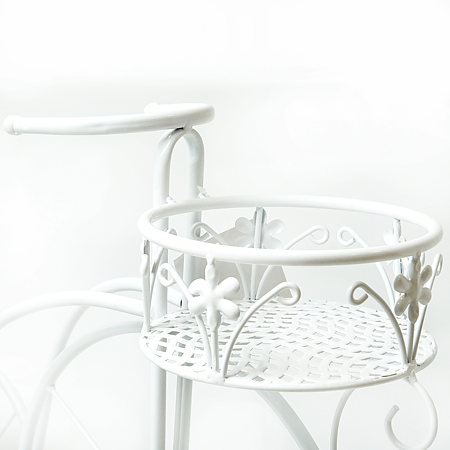 Suport flori bicicleta, metal, 65 x 25 x 46 cm