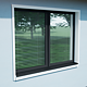 Glaf metalic exterior Caretta Briliant Z150, otel, gri, RAL 7016, 1500 x 150 mm