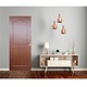 Usa interior plina Pamate M001, reversibila, stejar auriu, toc fix 10 cm, 200 x 60 x 3.5 cm