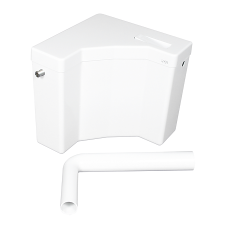 Rezervor WC de colt Angolo Eurociere, ABS, max. 8,5 l