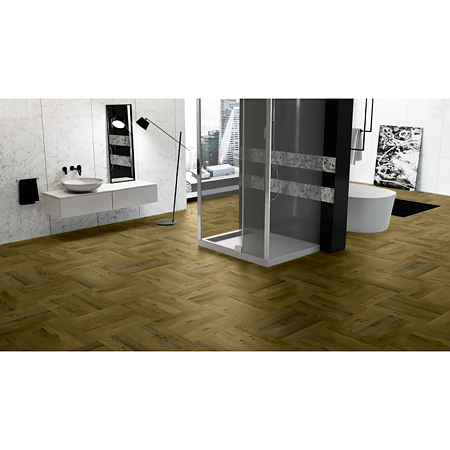 Pardoseala minerala SPC 5 mm Korner Luxury Floor Oak Tarvos, nuanta deschisa, clasa de trafic 34,  615 x 123 mm 
