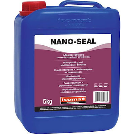 Impermeabilizant si stabilizator suprafete Isomat Nano-Seal, interior/exterior, 5 kg