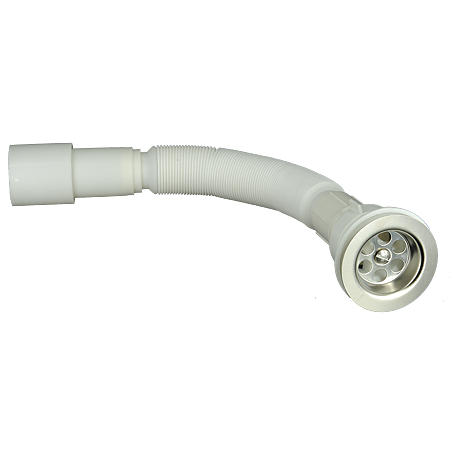 Sifon flexibil cu ventil Crimel, polipropilena, 6/4", Ø 40/50 mm