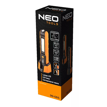 Lampa de lucru 2in1 cu acumulator Neo Tools, 5 W, portabila, 500 lm