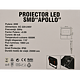 Proiector LED Lohuis, Apollo, IP65, 20W, negru, 6500 K