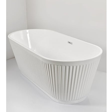 Cada baie freestanding Sanotechnik Tivoli, acril, alb, 170 x 75 x 58 cm