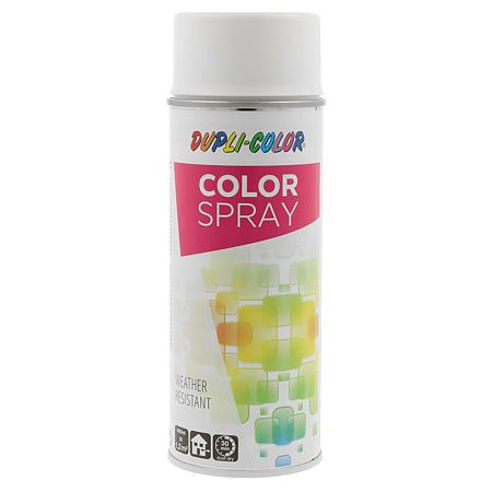 Vopsea spray universala Dupli-Color, alb, mat, interior/exterior, 400 ml