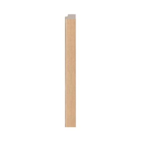 Profil decorativ dreapta riflaj Linerio M-Line, spuma polimerica, natural, 2,65 m