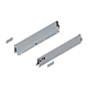 Set laterale sertar Blum Tandembox antaro, otel, gri metalic, M83 mm, 500 mm