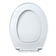 Capac WC Eurociere Z3, polipropilena, alb, 46 x 36 x 18.5 cm