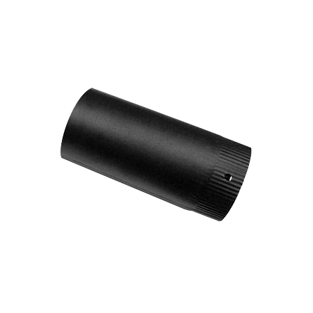 Burlan fum, negru mat, D 120 mm, L 1 m