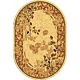 Covor clasic Gold 303/12 O, polipropilena BCF, bej-maro, 80 x 150 cm