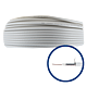 Cablu coaxial RG6, 1 conductor, alb, 100 m/colac
