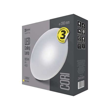 Aplica LED, Emos Cori ZM3301, 1xLED, 12 W, 925 lm, 280 × 95 mm