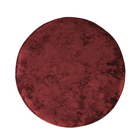 Taburet Ring, inel auriu, catifea bordo E42, rotund, 38 x 38 x 40 cm