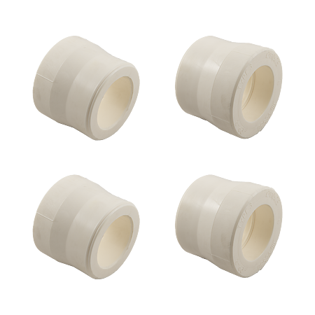  Reductie PPR Vesbo, alb, diametru nominal 110 mm, diametru redus 75 mm
