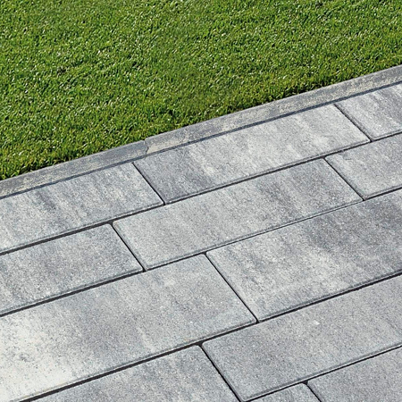 Bordura beton Semmelrock, dreptunghi gri, 100 x 20 x 5 cm