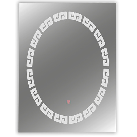 Oglinda baie Regata RO-115, cu iluminare si touch, 80 x 60 cm
