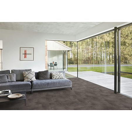 Pardoseala SPC Berry Alloc Pure 0070 Zinc 679M, decor piatra, grosime 5 mm,clasa de trafic comercial intens 33, 612 x 612 mm
