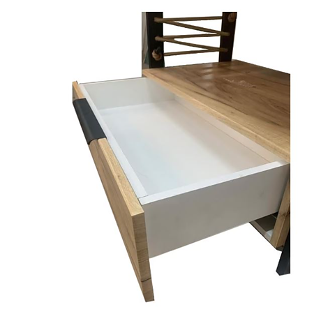 Coloana baie Sanitop Element, montaj pe sol, 1 sertar + 1 usa, 35 x 170 x 28 cm