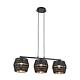 Suspensie Klausen Freya SP3, KL113021, 3 x E27, negru-auriu