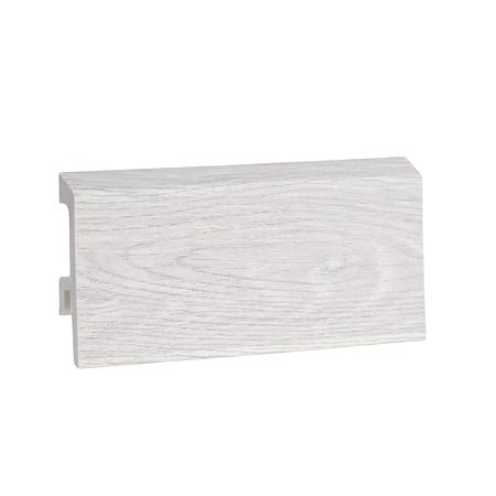Plinta pardoseala Duflex Mist wood 919, polimer flexibil, rezistenta la apa, decor lemn, 2000 x 80 x 18 mm