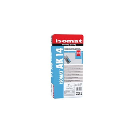 Adeziv pentru placari ceramice si piatra Isomat AK14, interior/exterior, gri, 25 kg