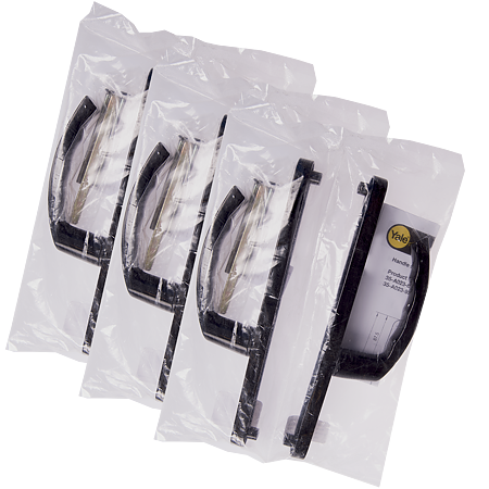 Maner pentru usa PVC cu sild, 2 puncte fixare, negru, 85 mm Maner pentru usa PVC cu sild, 2 puncte fixare, negru, 85 mm