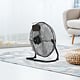 Ventilator de birou Black + Decker, 60 W, 3 trepte, plastic, gri/argintiu, 35 x 45 cm