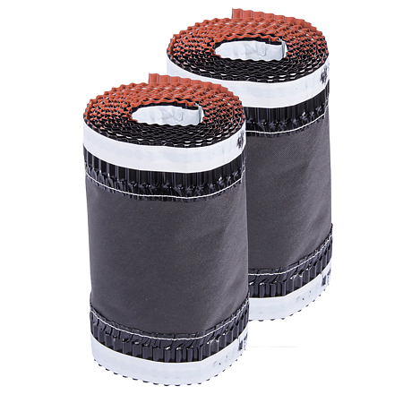 Banda ventilare coama Eco 310 mm, rosu natur, 0,31 x 5 m