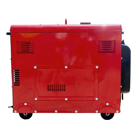 Generator portabil carcasat pe roti Energo Primax GN5000dE, diesel, 5 KW, rezervor 15 l